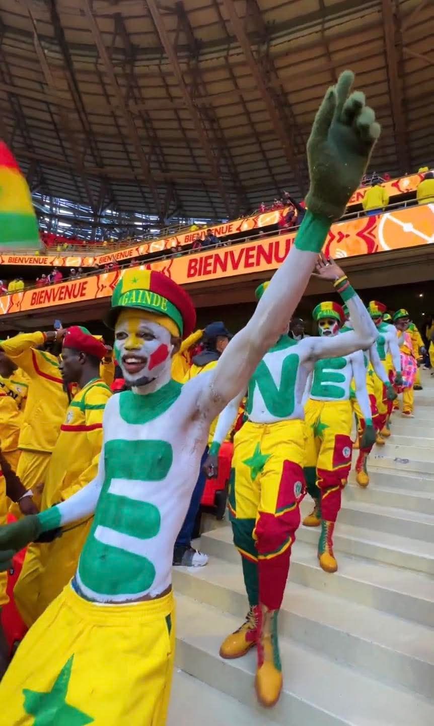 جانب من جماهير السنغال