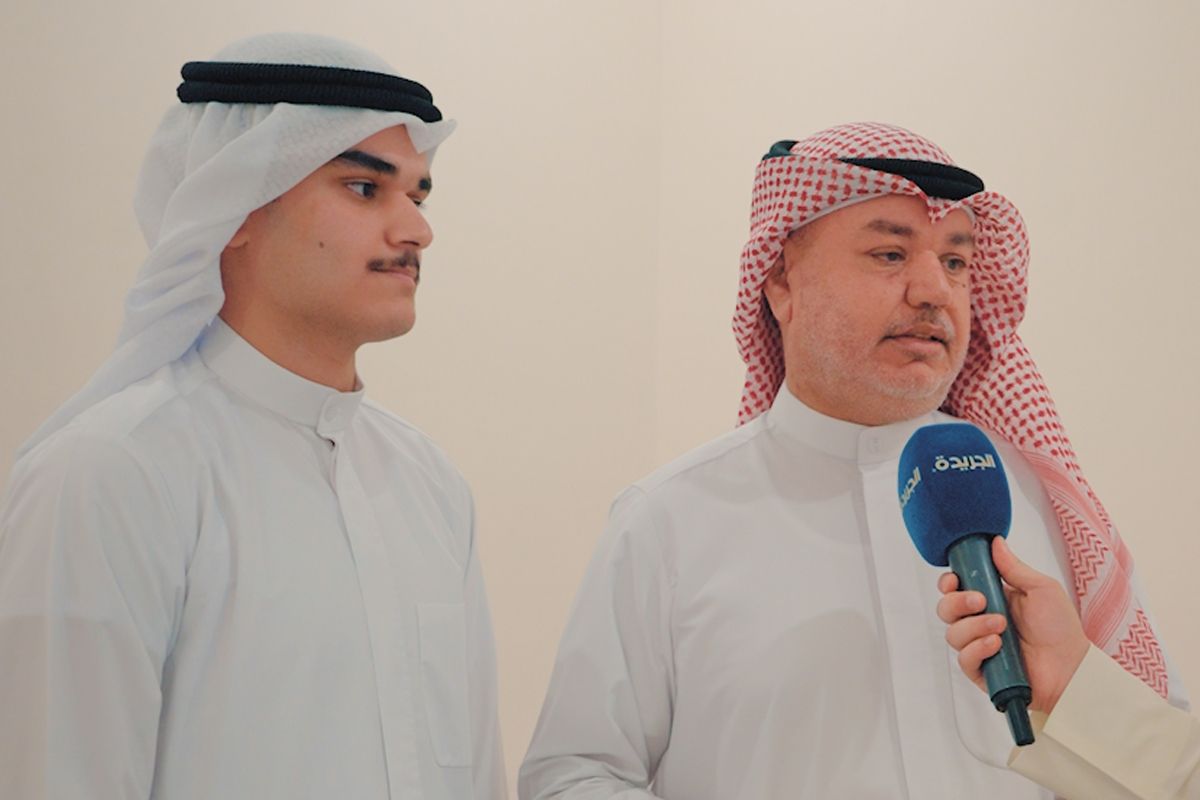 مبارك العبدالله ووالده