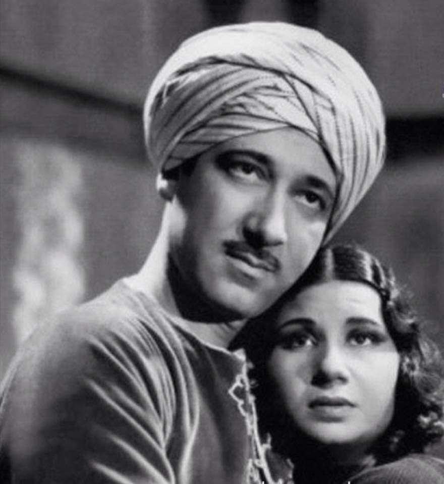 أحمد علام مع أم كلثوم فى فيلم وداد