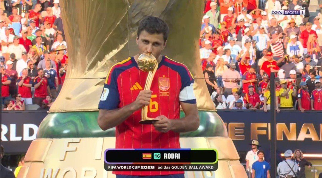 رودري أفضل لاعب في المونديال، فيتو