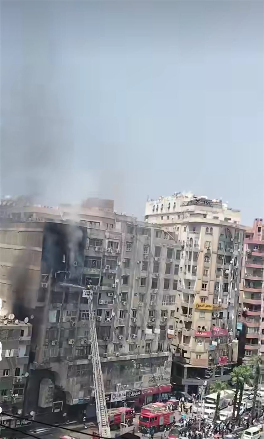 حريق شقة سكنية بشارع العشرين