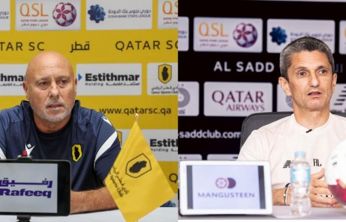 دوري نجوم بنك الدوحة.. مدربا السد وقطر يتطلعان للفوز في مواجهة الغد