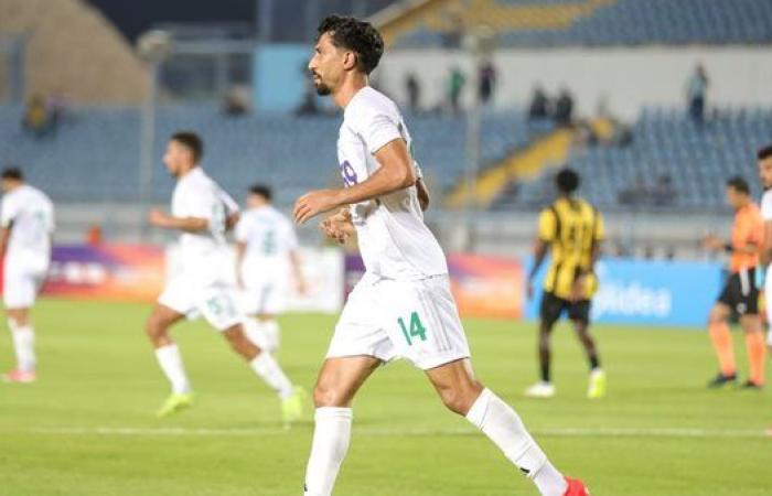 محمود حمادة أفضل لاعب في مباراة المصري والمقاولون العرب