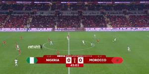 نيجيريا ضد المغرب.. انطلاق الشوط الثاني من مباراة نيجيريا ضد المغرب في نصف نهائي كأس الأمم الإفريقية