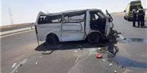 إصابة 5 أشخاص في حادث تصادم سيارتين في السادات بالمنوفية