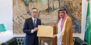 ولي العهد يتلقى رسالة خطية من رئيسة وزراء اليابان