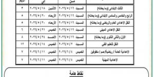 محافظ القاهرة يعتمد جدول امتحانات الفصل الدراسي الثاني 2025/2026… تنطلق 16 مايو