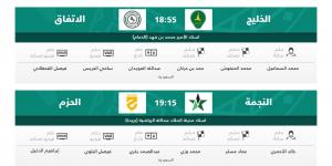 اتحاد القدم يعلن حكام مباريات اليوم في الجولة الـ32 من دوري روشن