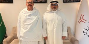 قنصل الكويت في جدة يستقبل رئيس بعثة الحج الكويتية