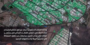 وكالة الفضاء السعودية ترصد نمواً في الغطاء النباتي بعرفات باستخدام الذكاء الاصطناعي وتقنيات الفضاء