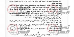 خاص..
      تحيا
      مصر
      ينشر
      نص
      مشروع
      قانون
      تجديد
      العمل
      بقانون
      إنهاء
      المنازعات
      الضريبية
      حتى
      31
      ديسمبر