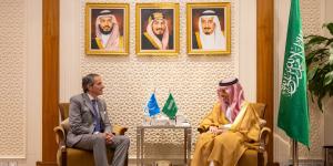 وزير الخارجية يستقبل مدير الوكالة الدولية للطاقة الذرية رافائيل غروسي بالرياض