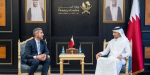  وزير العدل يجتمع مع سفير جورجيا