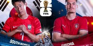موعد
مباراة
منتخب
كوريا
الجنوبية
والتشيك
في
كأس
العالم
2026
والقنوات
الناقلة