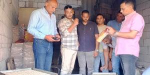 ضبط
1500
كيلو
عسل
فركتوز
و
إعدام
٧
كيلو
حلويات
..
خلال
حملة
مكبرة
في
سمالوط
بالمنيا