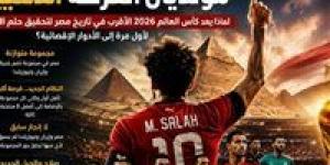 مونديال
الحلم..
هل
يكتب
الفراعنة
التاريخ
"؟