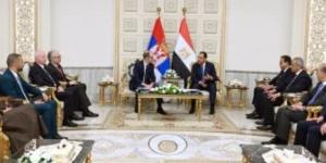 رئيس الوزراء يلتقى نظيره الصربى على هامش افتتاح المؤتمر الطبى الأفريقى