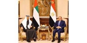 الرئيسان
المصري
والإماراتي
يشددان
على
العمل
من
أجل
تعزيز
أسباب
السلام
والاستقرار
