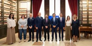 د.الأنصاري يجتمع مع أعضاء بالبرلمان الإيطالي