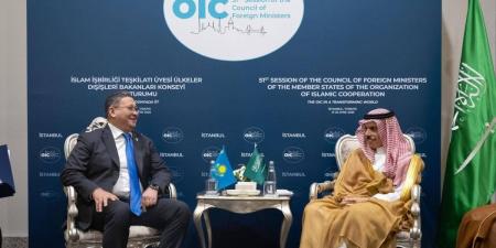 وزير الخارجية يلتقي وزير خارجية كازاخستان