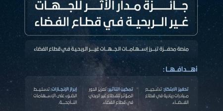 وكالة الفضاء السعودية تطلق جائزة «مدار الأثر»