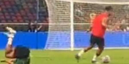 محمد صلاح يسبب ضجة بعد إسقاطه دياز