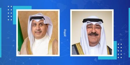 سمو الأمير يتلقى رسالة تهنئة من وزير شؤون الديوان الأميري