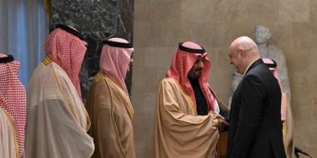 الرئيس اللبناني جوزاف عون يستقبل الأمير يزيد بن فرحان