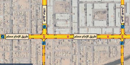 الهيئة الملكية لمدينة الرياض تبدأ تطوير طريق الإمام مسلم بطول 12 كم