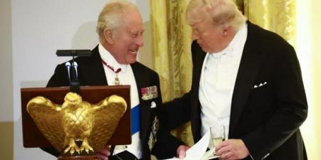 «نكتة
      دبلوماسية
      تحرج
      ترامب»..
      ماذا
      فعل
      الملك
      تشارلز
      خلال
      مأدبة
      عشاء
      في
      البيت
      الأبيض؟