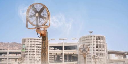 كدانة تستبدل 400 عمود رذاذ في الجمرات لتعزيز تلطيف الأجواء وخدمة ضيوف الرحمن