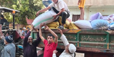 المال الحلال رجع .. عطالله صاحب القمح المسروق يتسلم محصوله بالشرقية