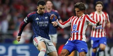 آرسنال
      ضد
      أتلتيكو
      مدريد..
      موعد
      مباراة
      آرسنال
      وأتلتيكو
      مدريد
      في
      إياب
      نصف
      نهائي
      دوري
      أبطال
      أوروبا
      والقنوات
      الناقلة