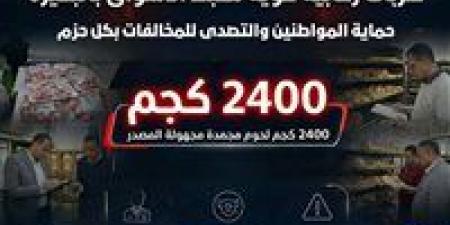 حملات
      تموينية
      تضبط
      أسواق
      البحيرة..
      لحوم
      مجهولة
      ومبيدات
      منتهية
      في
      قبضة
      الرقابة