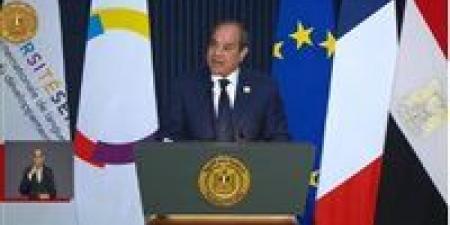 الرئيس السيسي: افتتاح مقر جامعة سنجور الجديد يعكس التزام مصر بدعم التعليم والتنمية في أفريقيا