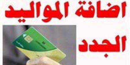 رسميًا..
      خطوات
      إضافة
      الزوجة
      والأبناء
      على
      بطاقة
      التموين
      2026
      (حتى
      4
      أفراد)