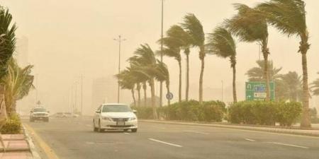 استمرار الرياح المثيرة للأتربة على 7 مناطق
