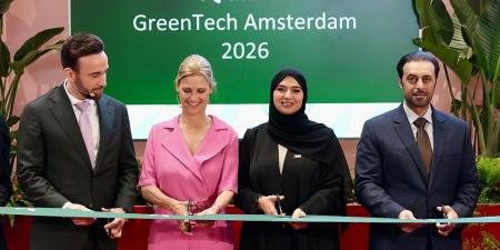 وزير البلدية يشارك في افتتاح معرض "جرين تك أمستردام 2026"