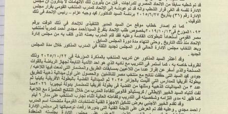 الاتحاد
المصري
للدراجات
يرد
على
أزمة
المدرب
أحمد
مجدي