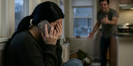 اتصلت بالشرطة لطلب بيتزا.. مكالمة غامضة تنقذ سيدة من تهديد زوجها