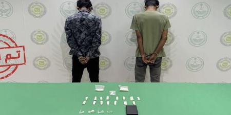 مكافحة
المخدرات
تضبط
مقيمين
في
تبوك
لترويجهما
مادة
الشبو