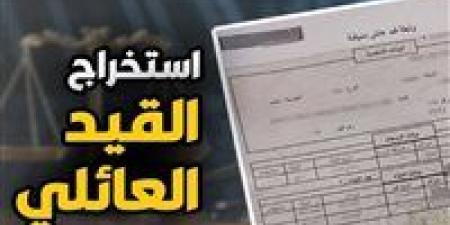اعرف
حقك..
خطوات
استخراج
قيد
عائلي
أونلاين
والشروط
والأوراق
المطلوبة