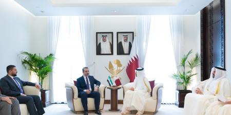 رئيس مجلس الوزراء وزير الخارجية يستقبل وزير الخارجية السوري