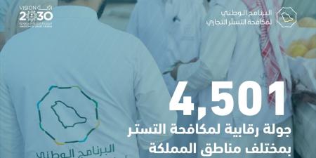 ضبط 104 حالات اشتباه بالتستر التجاري خلال جولات رقابية