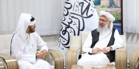  نائب رئيس الوزراء للشؤون الإدارية في أفغانستان يجتمع مع سفير دولة قطر