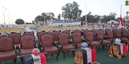 شاشات عملاقة وطوابير جماهيرية، هكذا استعدت المنيا لمباراة مصر والأرجنتين
