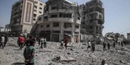 17 مصابا بينهم أطفال ونساء إثر غارة إسرائيلية على مركبة بشارع الجلاء فى غزة