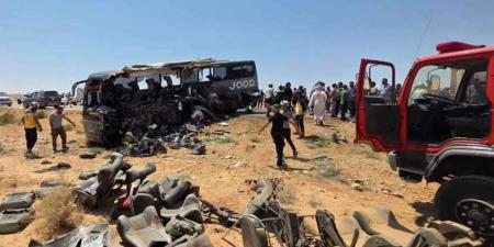سوريا.. مصرع 35 شخصًا وإصابة 30 آخرين في تصادم حافلتين