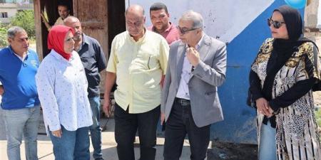 رئيس شركة الصرف الصحي بالإسكندرية يتفقد محطات ومواقع بمنطقة العامرية