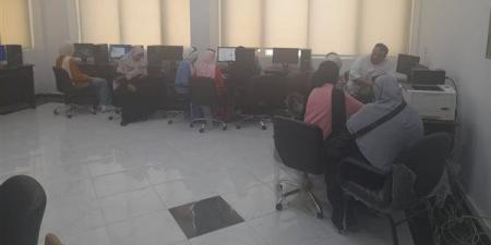 جامعة العريش تواصل استقبال طلاب الثانوية العامة بمعامل التنسيق الإلكتروني